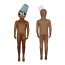 Sprunki Incredibox Brud Costume - Bodysuit Brown Sprunki Cosplay