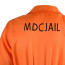 Morbius Prison Costume - Orange Jumpsuit White Shirt Set Morbius Cosplay