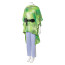 Star Wars Princess Leia Camo Endor Costume - Green Camo Poncho Pants Set Princess Leia Cosplay