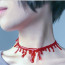 Blood Drip Necklace Costume Prop - Fake Blood Drip Necklace Cosplay Prop