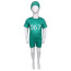 Kids Squid Game 067 Swimsuit Costume - Two Piece Green Swimsuit with Swimming Cap Squid Game Cosplay