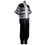 Boys Tokyo Revengers Ken Ryuguji Costume - Black & White Shirt Pants Set Tokyo Revengers Ken Cosplay