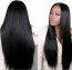 Kim Kardashian Wig - Long Black Straight Middle Parted Wig Kim Kardashian Cosplay Costume