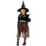 Girls Witch Costume - Black Dress Hat Set Witch Cosplay