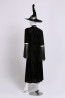 Halloween Masquerade Ball Spider Web Long Dress With Hat Costume