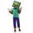 Kids Minecraft Zombie Costume - Mask And Suit Set Zombie Cosplay