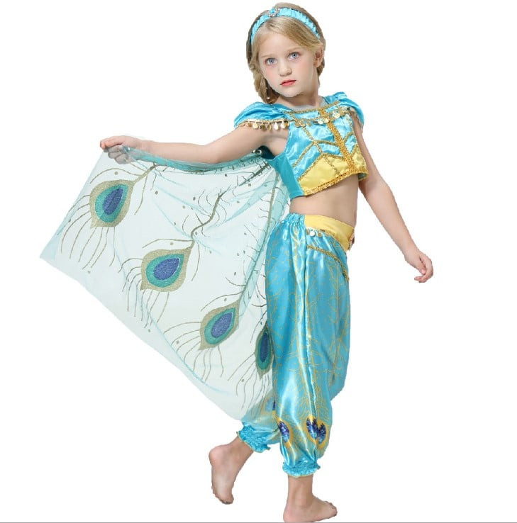 Jasmine 2019 Movie Girls Dress Costume