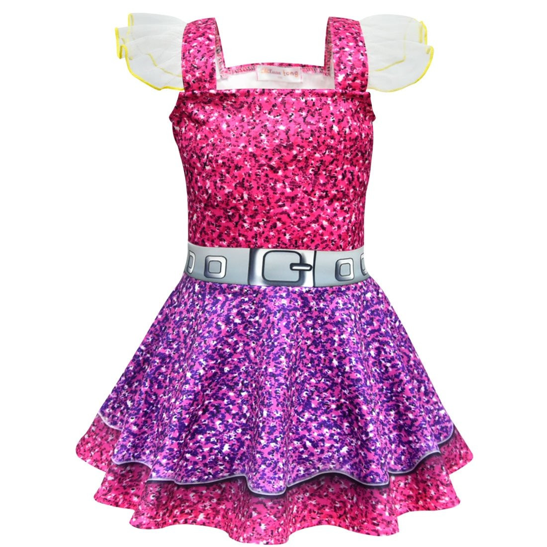 Purple Queen Girls Costume Dress