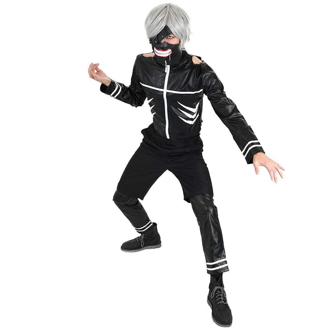 Tokyo Ghoul Kaneki Costume - Battle Suit Kaneki Cosplay Full Set