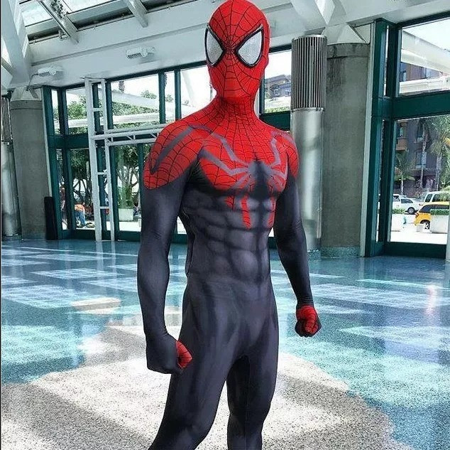 The Superior Spider-Man Costume - Red Black Bodysuit Superior Spider-Man Cosplay