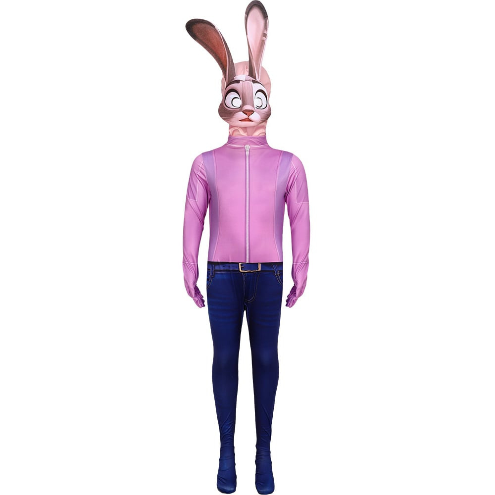 Kids Zootopia Judy Hopps Costume - Bodysuit Mask Judy Hopps Cosplay