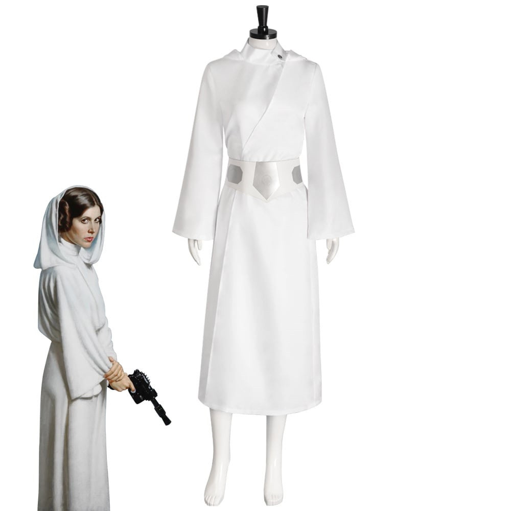 Star Wars Princess Leia Costume - White Dress Princess Leia Cosplay