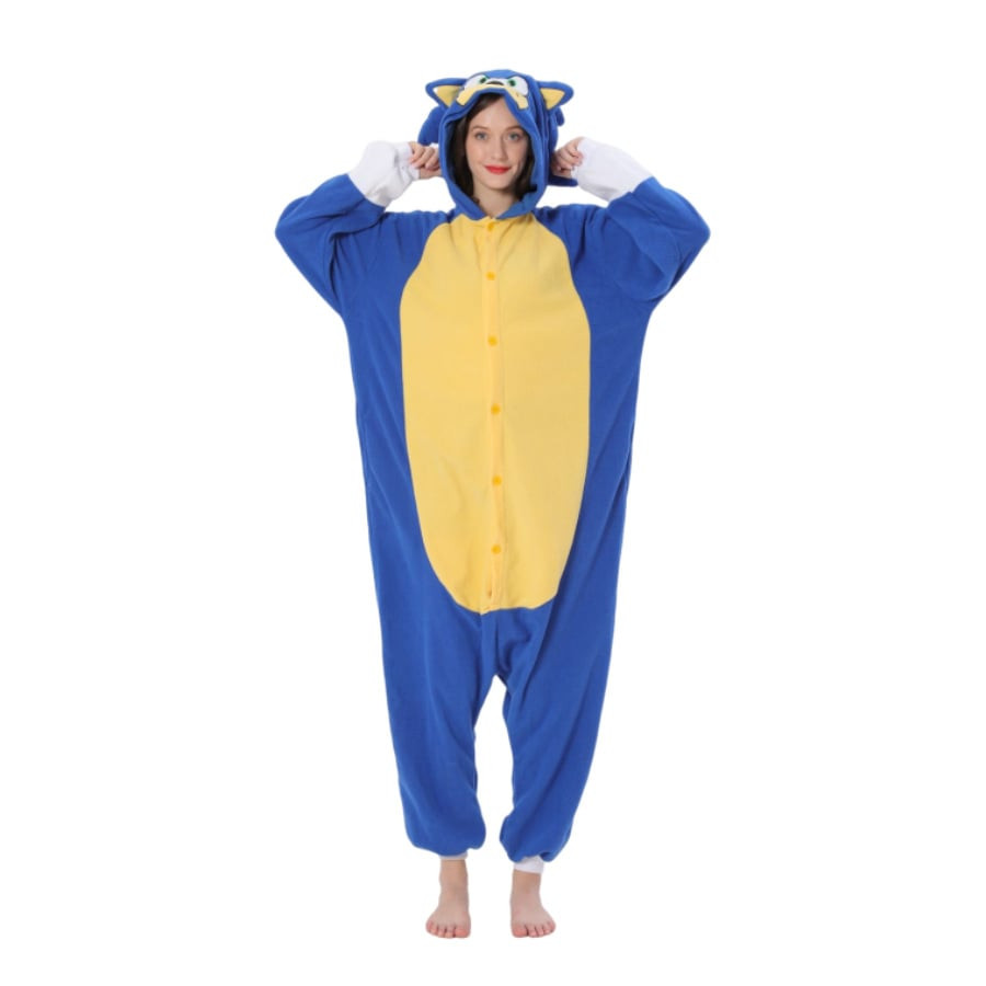 Sonic Prime Sonic The Hedgehog Costume - Onesie Jumpsuit Sonic The Hedgehog Cosplay