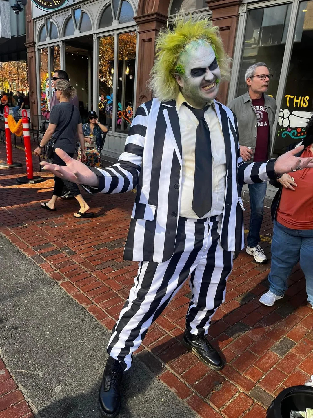 Beetlejuice Wig - Green Beetlejuice Cosplay Costume Wig Prop