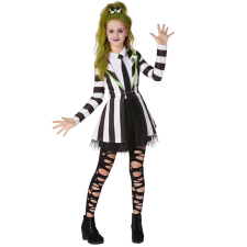 Spirit Halloween Beetlejuice Dress Costume - Striped Dress Suit Beetlejuice Cosplay