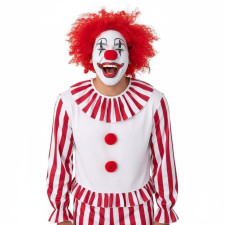Clown in a Cornfield Costume - Striped Shirt Pants Clown Cosplay