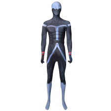 My Hero Academia Twice Jin Bubaigawara Costume - Blue and Grey Bodysuit Mask Twice Jin Cosplay