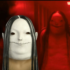 Pale Lady Mask Costume