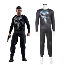 Marvel Punisher Costume - Shirt Pants Punisher Cosplay