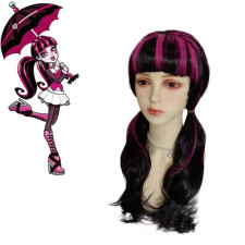 Monster High Draculaura Wig - Draculaura Cosplay Costume Wig Prop