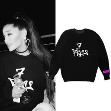 Ariana Grande Costume - 7 Rings Black Sweater Ariana Grande Cosplay