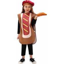 Kids Hotdog Sandwich Costume - Hot Dog Sandwich Cosplay
