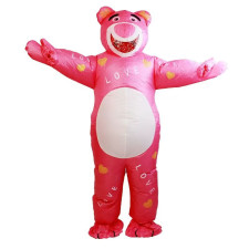 Toy Story Pink Lots-o'-Huggin' Bear Inflatable Costume - Lotso Bear Cosplay