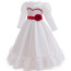 Girls Annabelle Horror Doll Costume - White Dress Annabelle Cosplay
