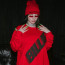 Billie Eilish Costume - Red Sweater Billie Eilish Cosplay