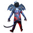 Kids Roblox Trevor Henderson's Cartoon Shin Demon Costume - Black Bodysuit Mask Cartoon Shin Demon Cosplay