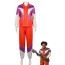 Minecraft Movie Dawn Runcie Costume - Orange Purple Tracksuit Dawn Runcie Cosplay