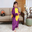 Kids Purple Dinosaur Costume - Onesie Jumpsuit Purple Dinosaur Cosplay