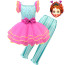 Girls Fancy Nancy Costume - Mint And Pink Dress Fancy Nancy Cosplay