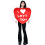 Love Heart Costume - Bodysuit Valentines Day Love Heart Cosplay