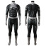 Amity Thereafter Dark Danny Costume - Black & White Muscle Pattern Bodysuit Dark Danny Cosplay