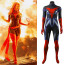 X-Men Phoenix Resurrection Jean Grey Last Phoenix Costume - Blue Red Comic Style Bodysuit Phoenix Cosplay