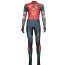 Titans Robin Jason Todd Costume - Red Green Bodysuit Mask Robin Cosplay