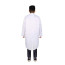 Albert Einstein Costume - White Long Coat Mad Scientist Cosplay