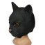 Black Cat Punk Mask - Black Cat Cosplay Costume Mask Prop