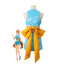 One Piece Nami Wanokuni Style - Blue Dress Nami Cosplay