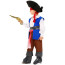 Boys Pirate Costume - Vest Shirt Boots Hat Set Pirate Cosplay