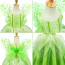 Disney Tinker Bell Costume - Girls Green Classic Fairy Dress Tinker Bell Cosplay