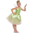 Disney Tinker Bell Costume - Girls Green Classic Fairy Dress Tinker Bell Cosplay