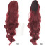 Rihanna Wig - Ponytail Red Wavy Wig Rihanna Cosplay Costume