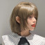Taylor Swift Wig - Short Blonde French Bob With Fringe Full Bangs Wig Taylor Swift Cosplay Costume
