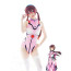 Neon Genesis Evangelion Mari Illustrious Makinami Bikini Swimsuit Costume - Pink Swimsuit Mari Illustrious Makinami Cosplay