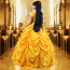 Disney Belle Princess Cosplay Outfit For Children and Adults Halloween Costume