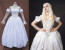 Alice in Wonderland White Queen Cosplay Costume Dress