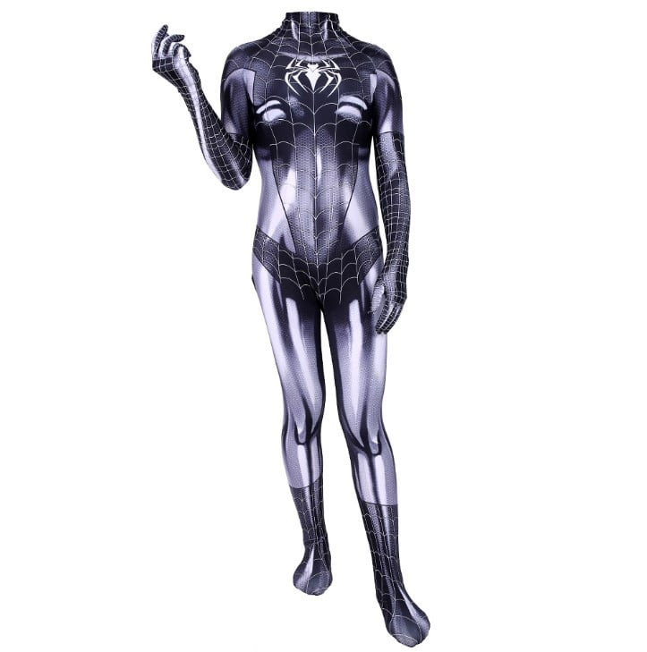 Black Cat Symbiote Lycra Cosplay Costume