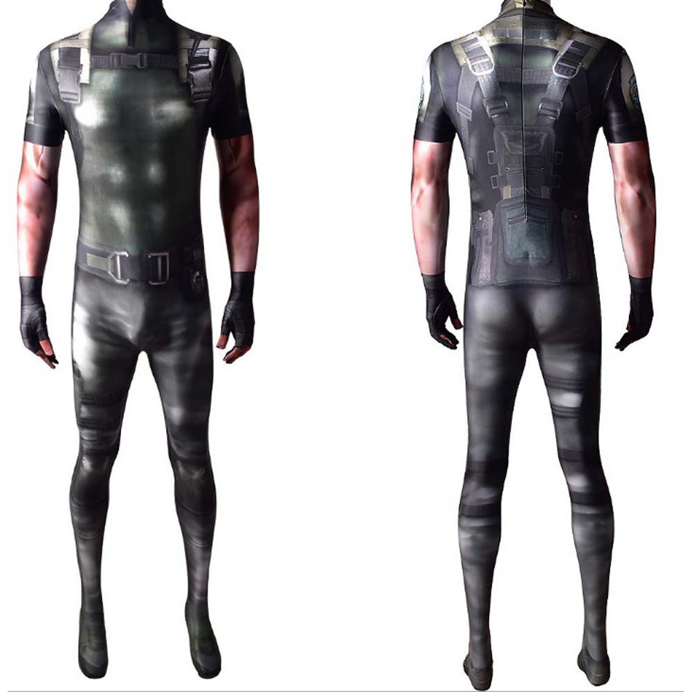Resident Evil 5 Chris Redfield Cosplay Costume